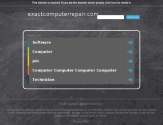 exactcomputerrepair.com screenshot
