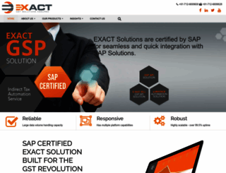exactgst.com screenshot
