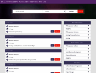 exaltconsulting.co.in screenshot