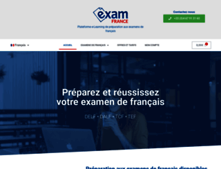 exam-france.com screenshot