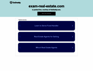 exam-real-estate.com screenshot