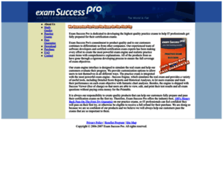 exam-success-pro.com screenshot