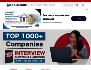 exam4sure.com screenshot