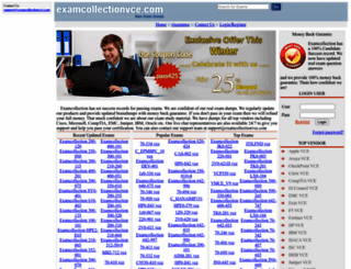 examcollectionvce.com screenshot
