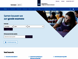 examenblad.nl screenshot