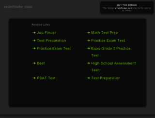 examfinder.com screenshot