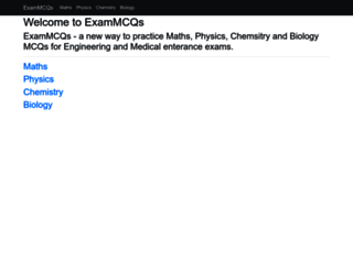 exammcqs.com screenshot