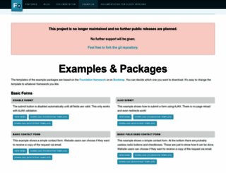 examples.typo3-formhandler.com screenshot