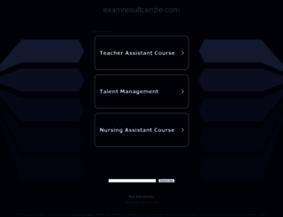 examresultcentre.com screenshot