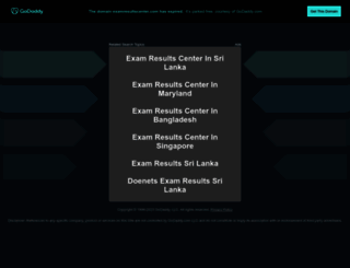 examresultscenter.com screenshot