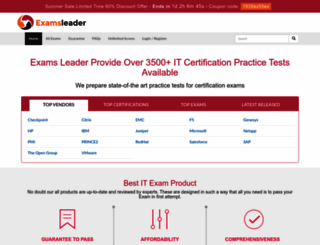 examsleader.com screenshot