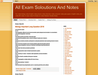 examssolution.blogspot.com screenshot