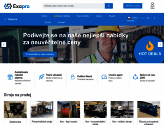 exapro.cz screenshot