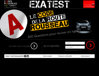 exatestb.codesrousseau.fr screenshot