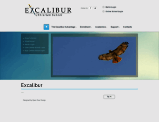 excaliburschool.org screenshot