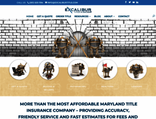 excaliburtitle.com screenshot
