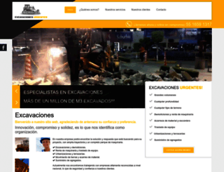 excavacionesurgentes.com screenshot