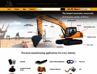 excavator-part.com screenshot