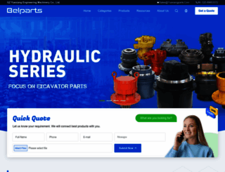 excavatorhydraulic-parts.com screenshot