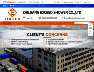 exceed-sanitary.en.alibaba.com screenshot