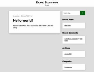 exceedecommerce.com.au screenshot