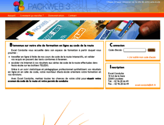 excel-conduite-loudeac.packweb2.com screenshot