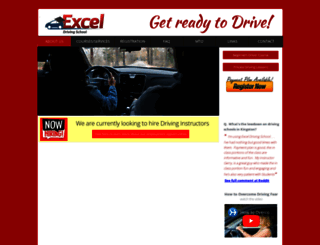 excel-driving-school-kingston.ca screenshot