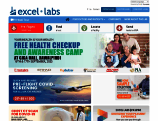 excel-labs.com screenshot