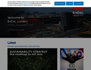 excel-london.co.uk screenshot