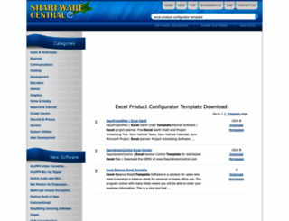excel-product-configurator-template.sharewarecentral.com screenshot
