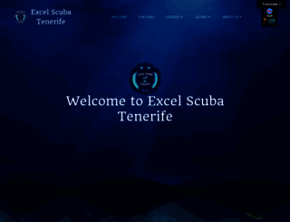 excel-scuba.com screenshot