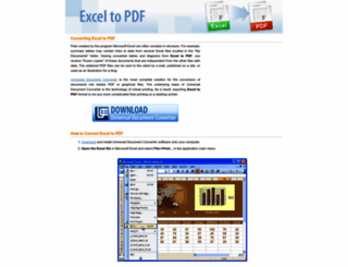 excel-to-pdf.com screenshot