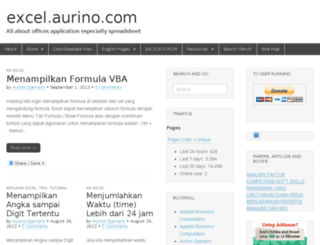excel.aurino.com screenshot