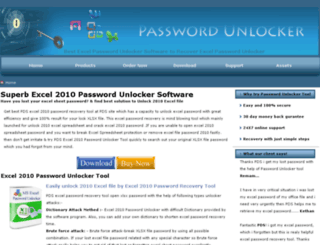 excel2010.passwordunlocker.net screenshot