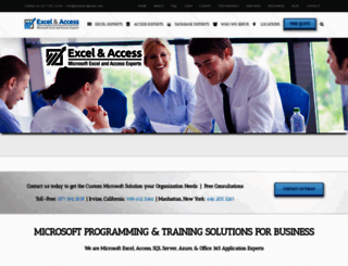 excelandaccess.com screenshot
