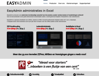 excelboekhouding.nl screenshot