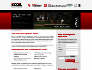 excelbuilders.co.uk screenshot