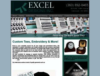 exceldesigns.com screenshot