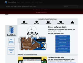 exceleffects.com screenshot