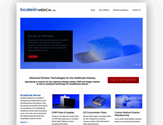 exceleronmedical.com screenshot