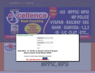 excellencebankcoaching.com screenshot