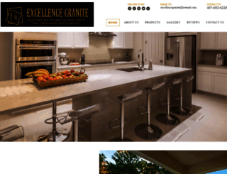excellencegranite.com screenshot