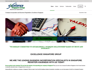 excellencesg.com screenshot