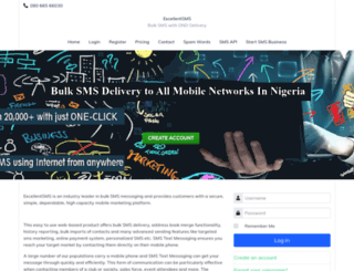 excellentsms.com.ng screenshot