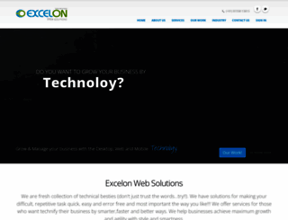 excelonwebsolutions.com screenshot