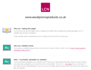excelpromoproducts.co.uk screenshot