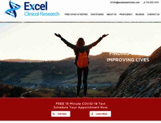 excelresearchclinic.com screenshot