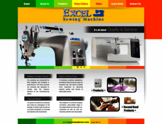 excelsewing.com screenshot