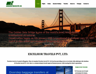 excelsior-travels.com screenshot