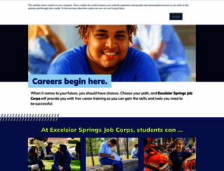 excelsiorsprings.jobcorps.gov screenshot
